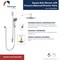 Keeney Rain Pressure Balanced Dual Function Shower System, Compliance: cUPC KIT-QUA130CCP